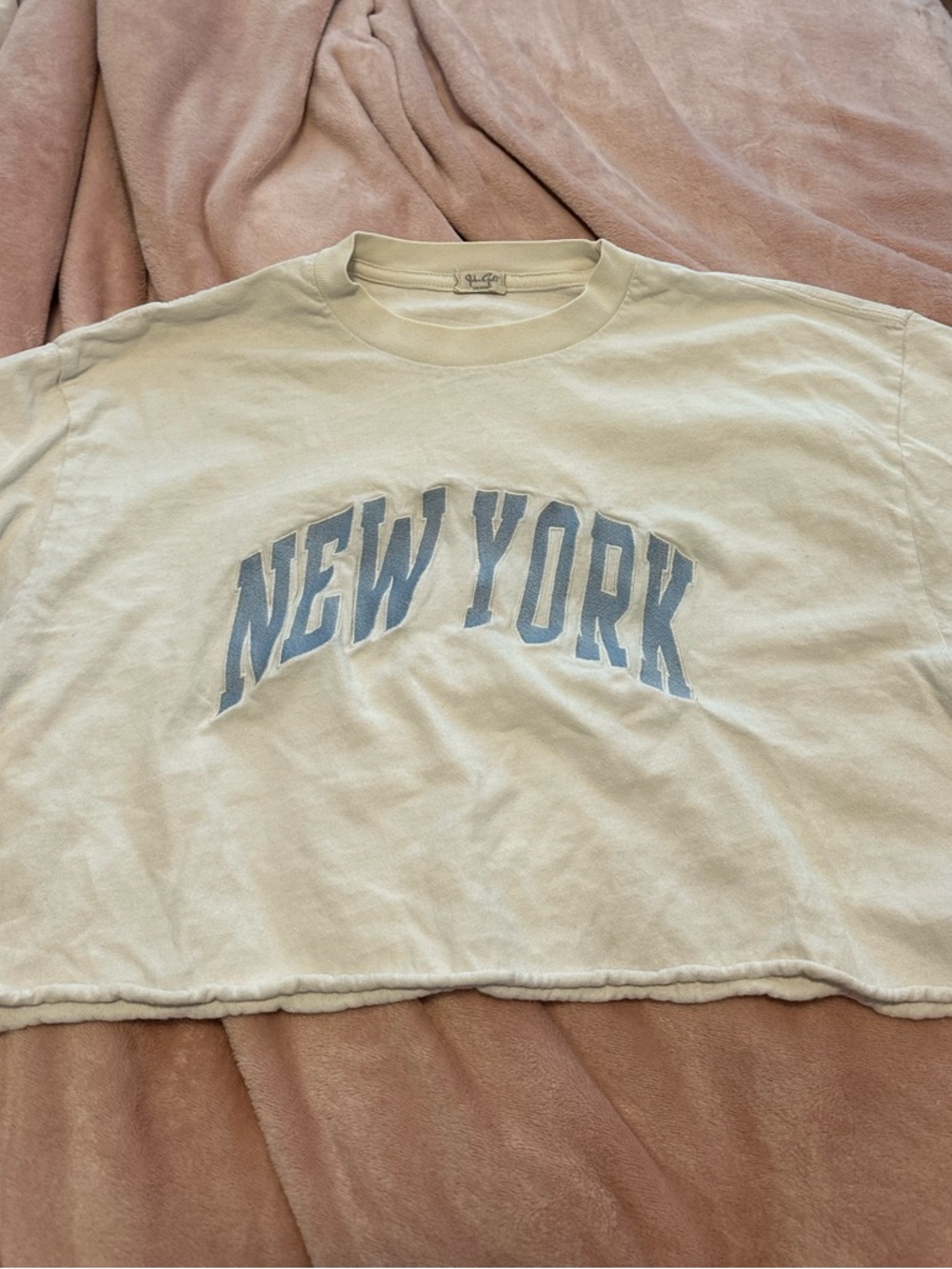 brandy melville new york crop top